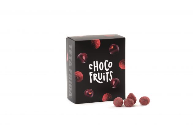 Choco fruits Premium candied cherries in dark chocolate