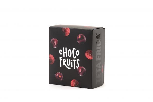 Choco fruits Premium candied cherries in dark chocolate