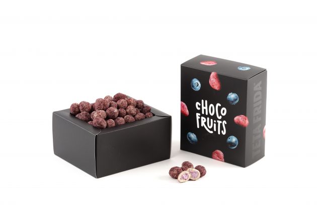 premium Choco Fruits Blueberries with Yogurt in White Chocolate