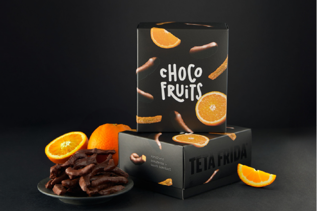 premium Choco Fruits Candied oranges in dark chocolate