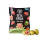 Choco fruits Whole strawberries in white chocolate with pistachio