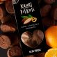 Cocoa with candied orange biscuits