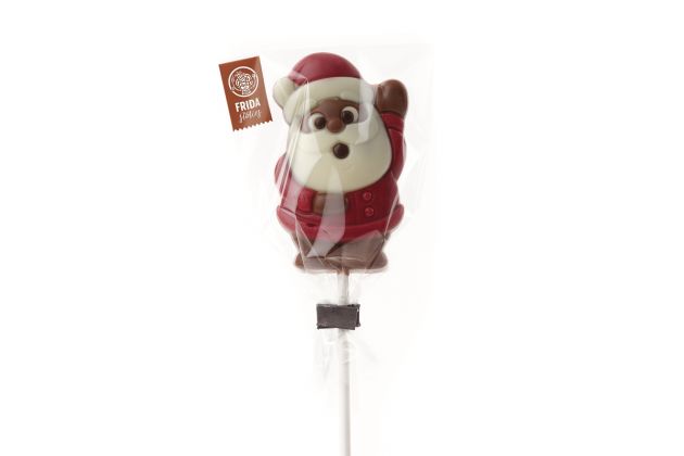 Chocolate Lollipop Christmas Santa