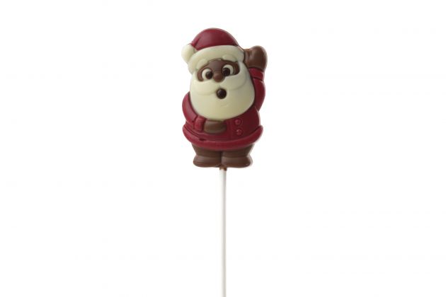 Chocolate Lollipop Christmas Santa