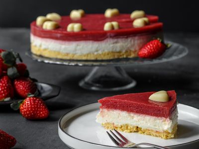 To the strawberries!