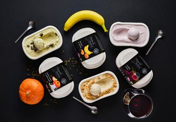 New autumn flavours of Divine gourmet ice creams in Hofer