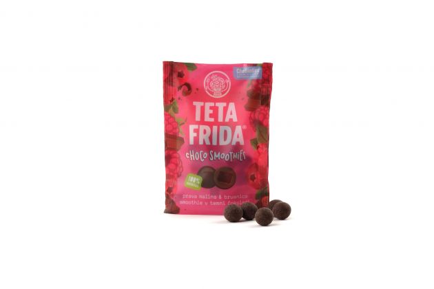Choco smoothies - Real raspberry & cranberry in dark chocolate