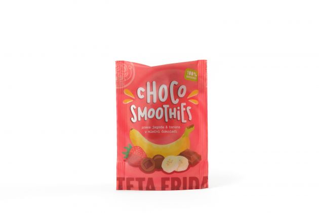 Choco smoothies - Real strawberry & banana in milk chocolate