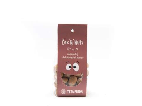 Choc'n'nuts - Crazy almonds in white chocolate with caramel special offer
