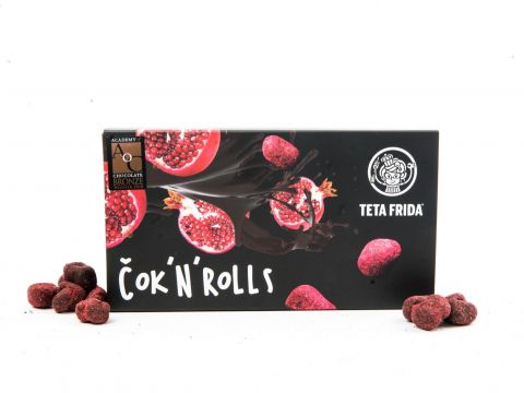 Choc'n'rolls - Pomegranate with yogurt