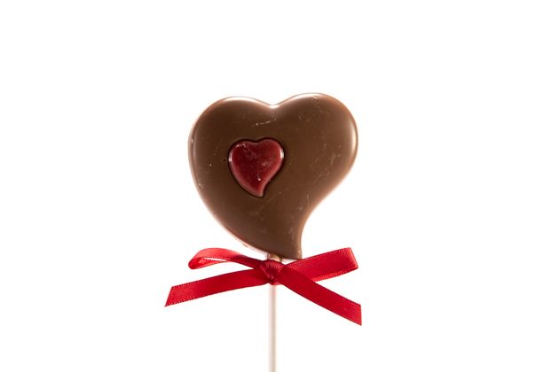 Chocolate lollipop Heart, Milk