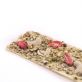 White chocolate with pistachio, cashews and strawberry