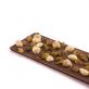 Milk chocolate with hazelnuts, almonds and raisins