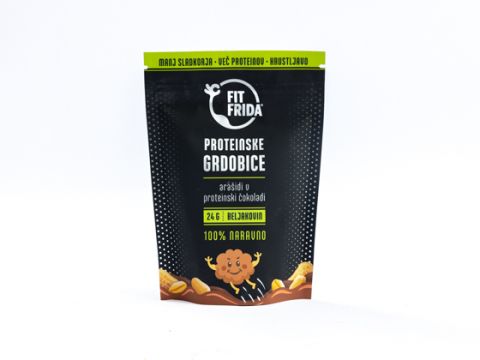Protein Crunchies - Peanuts in protein chocolate 