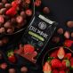 Whole strawberries in vegan chocolate