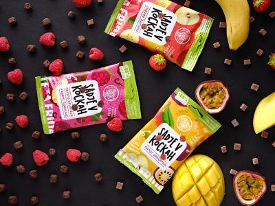 New fruity snack - Fruit in cubes