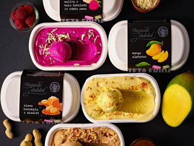 New flavors of divine gourmet ice creams exclusively at Hofer