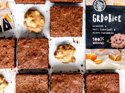 Recipe: White chocolate peanut brownie