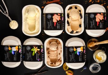 New winter flavours of Divine gourmet ice creams already available at Hofer stores